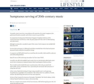 Sumptuous serving of 20th-century music