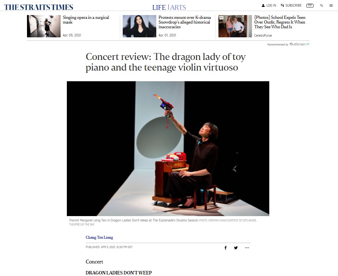 Concert review: The dragon lady of toy piano and the teenage violin virtuoso