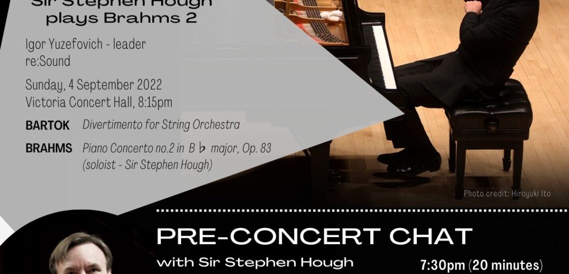 Pre-concert Chat with Sir Stephen Hough