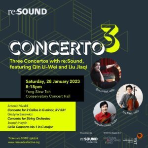Resound Collective Three Concertos with re:Sound, Qin Li Wei and Liu Jiaqi
