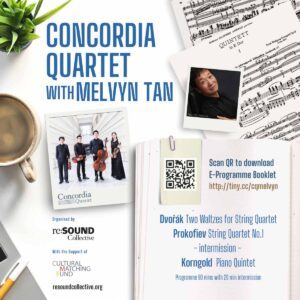 Concordia Quartet with Melvyn Tan 11 March 2023
