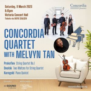 Concordia Quartet with Melvyn Tan