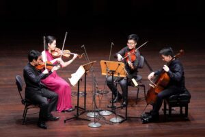 Concordia Quartet with Melvyn Tan on 11 March 2023 at Victoria Concert Hall