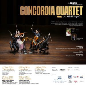 Concordia Quartet Malaysia Tour 27-30 June 2024