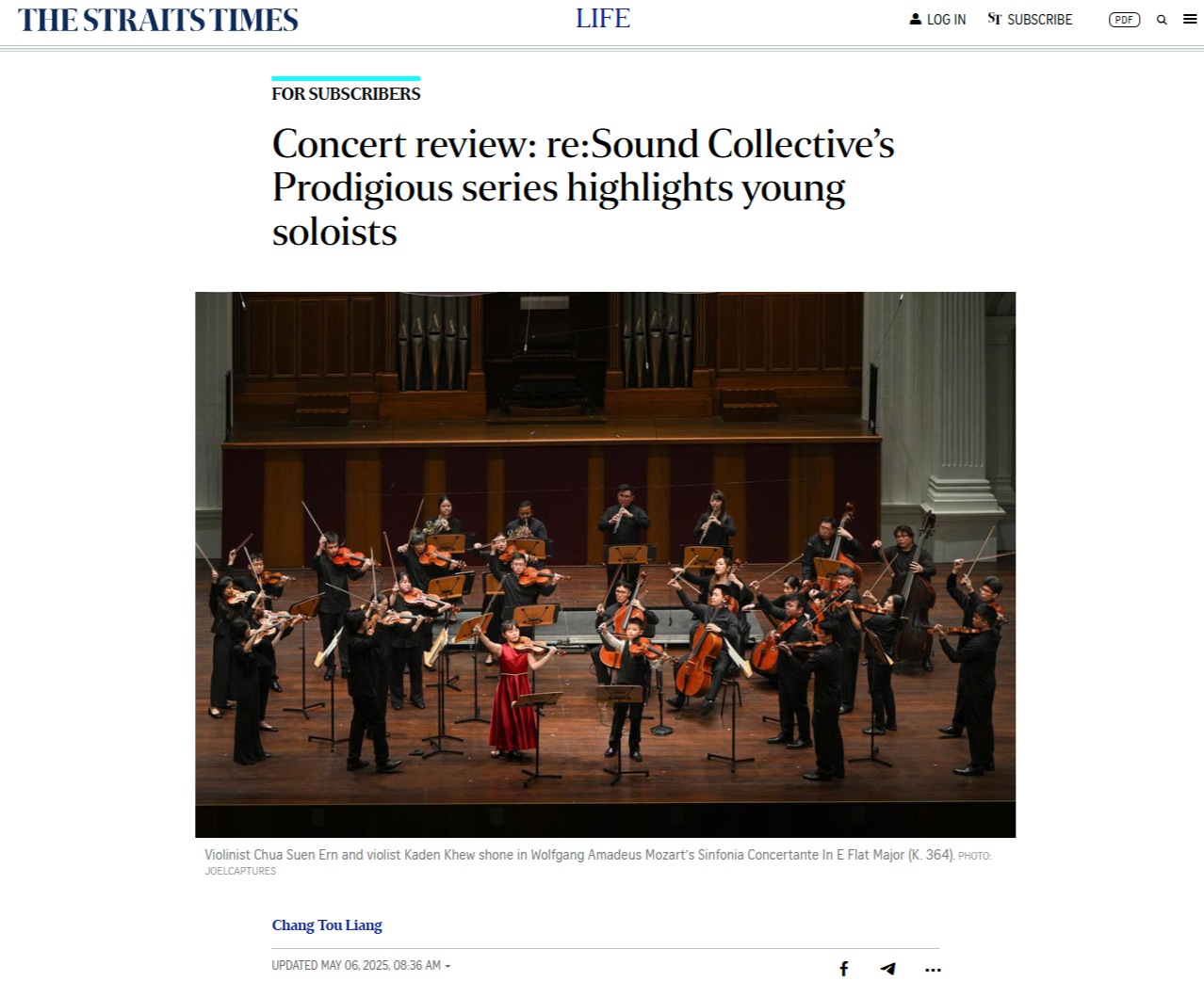 Concert review: re:Sound Collective’s Prodigious series highlights young soloists