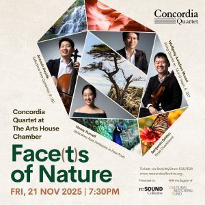 Concordia Quartet 21 Nov 2025 Concert, Face(t)s of Nature