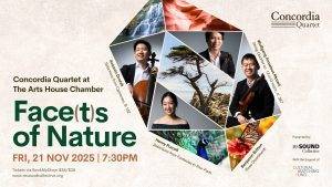 Concordia Quartet 21 Nov 2025 Concert, Face(t)s of Nature