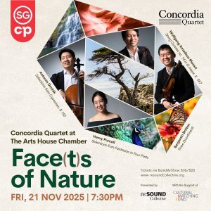 Concordia Quartet 21 Nov 2025 Concert, Face(t)s of Nature