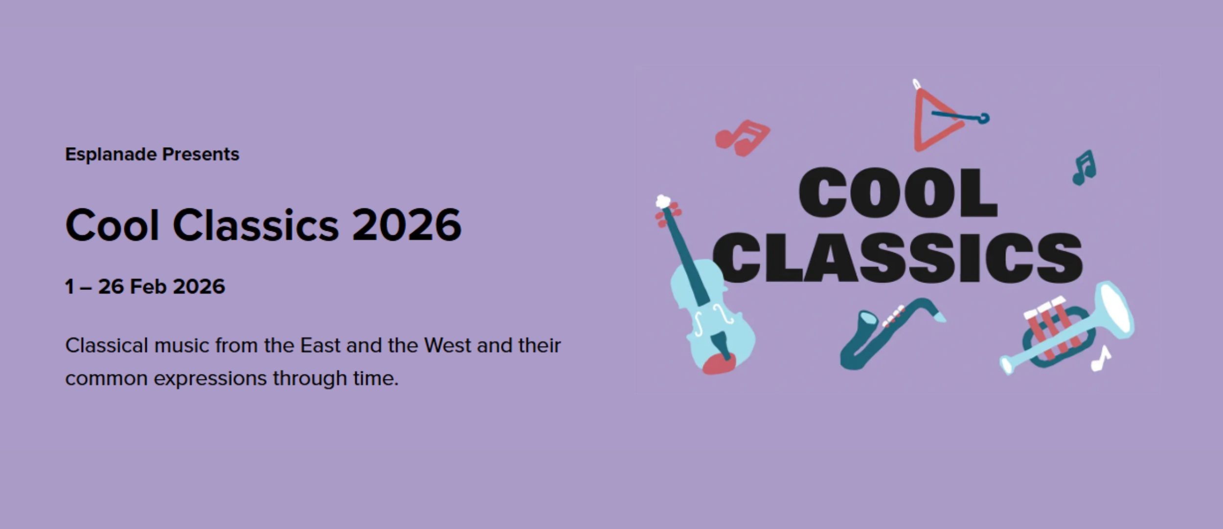 Esplanade Cool Classics 2026